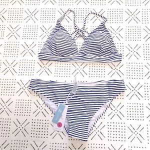 SAILOR STRIPE CUPSHE BIKINI